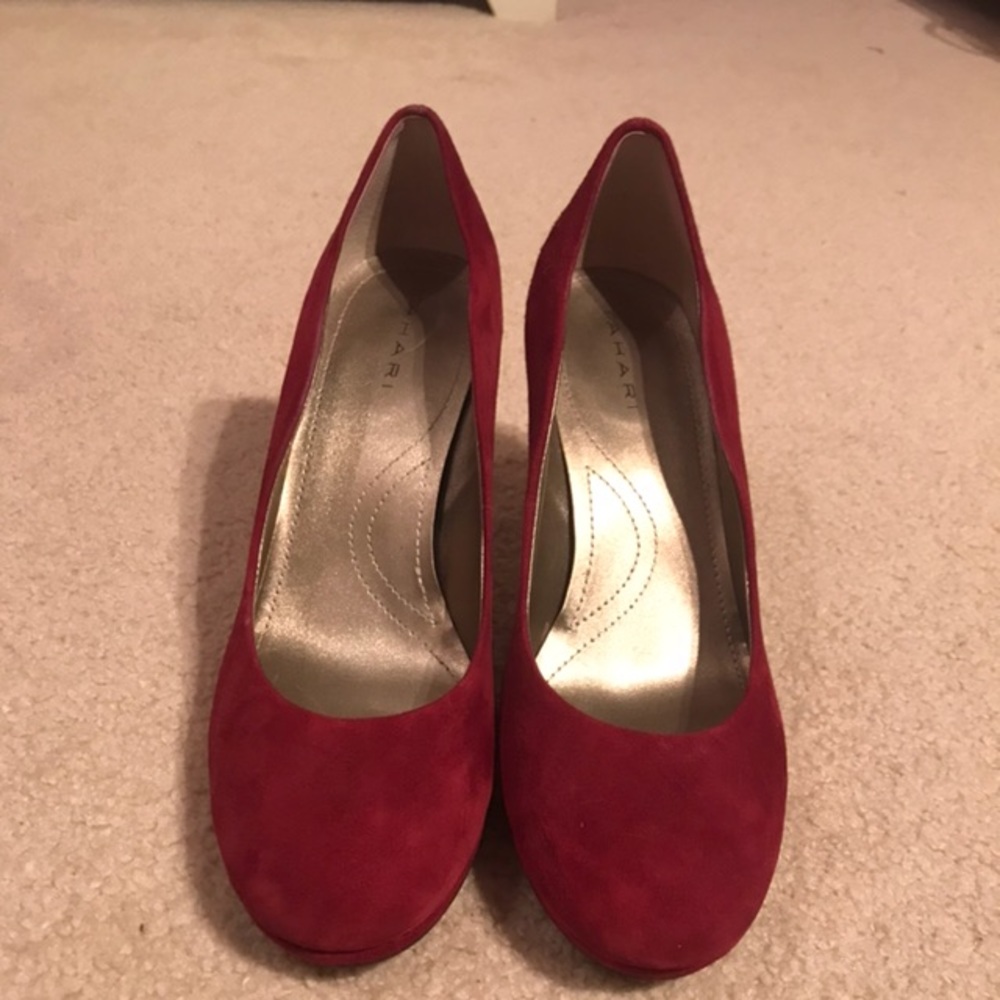 Ruby Red heels